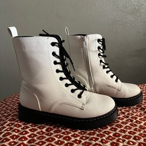 White Boots Size 8